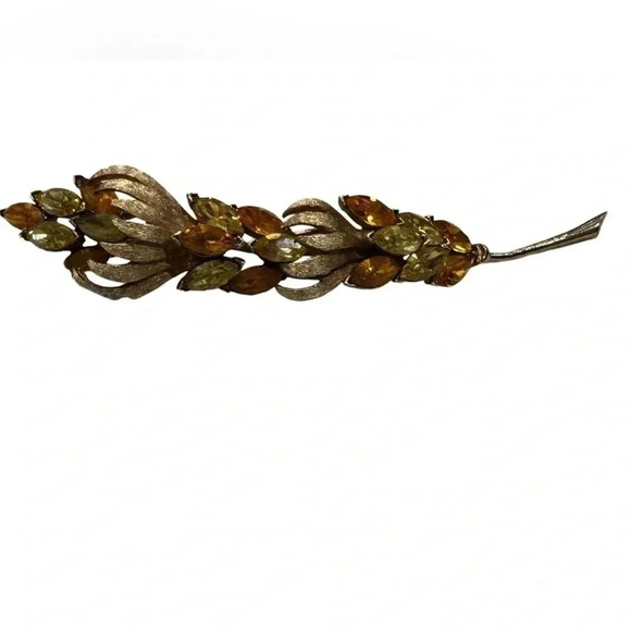 Vintage Leaf Brooch - Picture 1 of 2